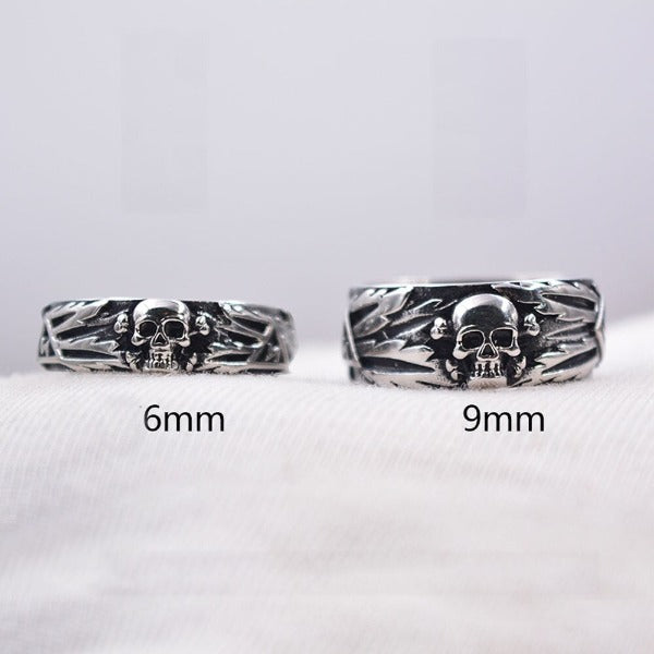Δαχτυλίδι Κρανίο Στυλ Πάνκ