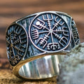 Кольцо викингов Vegvisir 