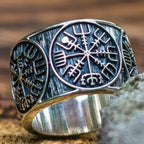 Кольцо викингов Vegvisir 