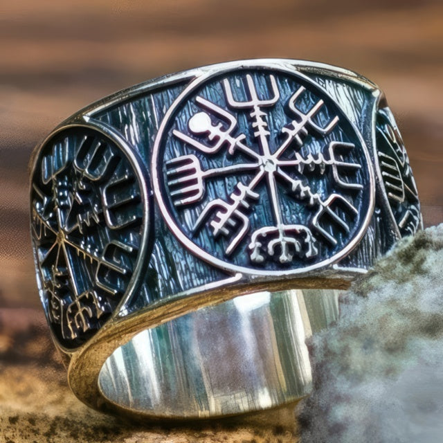 Δαχτυλίδι Βίκινγκ Vegvisir 