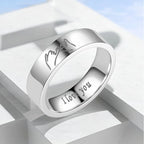 Δαχτυλίδια για Ζευγάρια Δαχτυλίδι Αγάπης Ασήμι ή Μαύρο ασήμι ασήμι