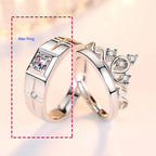 Δαχτυλίδια για ζευγάρια Δαχτυλίδι Βασίλισσας και Ζιρκόνιο ανδρικό