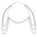 Γυναικείο Κόσμημα Ώμου - Αλυσίδα Κλείδας & Ώμων ασημένια