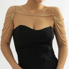 Κόσμημα Ώμου Γυναικείο - Κλείδα & Αλυσίδα Ώμων χρυσό