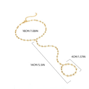 Κοσμήματα Γυναικεία Αλυσίδα Χειρός & Δαχτυλίδι Βραχιόλι Χειρός