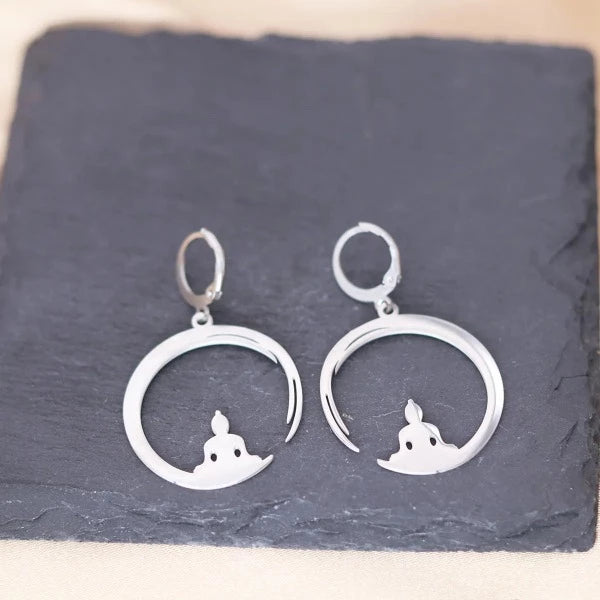 Ασημένιο Βουδιστικό Σκουλαρίκι