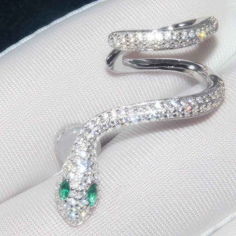 Σκουλαρίκι Φίδι Κρεμαστό Επίχρυσο 