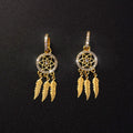 Boucles d'oreilles à pendentif attrape-rêve
