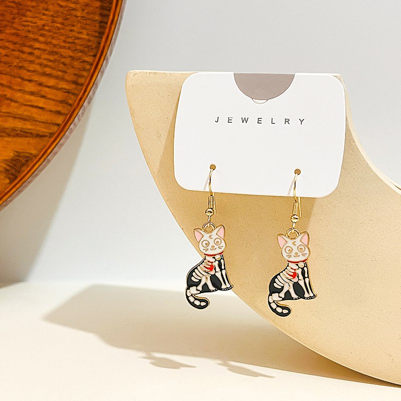 Σκουλαρίκια Χαριτωμένη Γάτα 