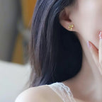 Καρφωτά Σκουλαρίκια Λουλούδι κομψά