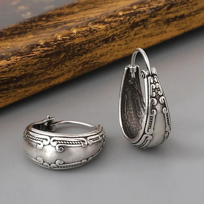 Σκουλαρίκια Κρίκοι Εθνικά Vintage 