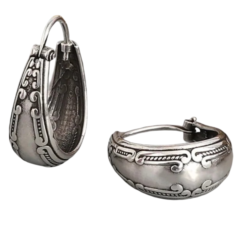 Σκουλαρίκια Κρίκοι Εθνικά Vintage 