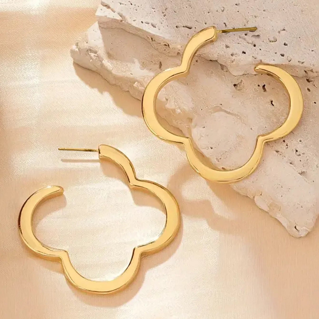 Σκουλαρίκια Κρίκοι Τετράφυλλο Τριφύλλι