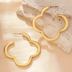 Σκουλαρίκια Κρίκοι Τετράφυλλο Τριφύλλι