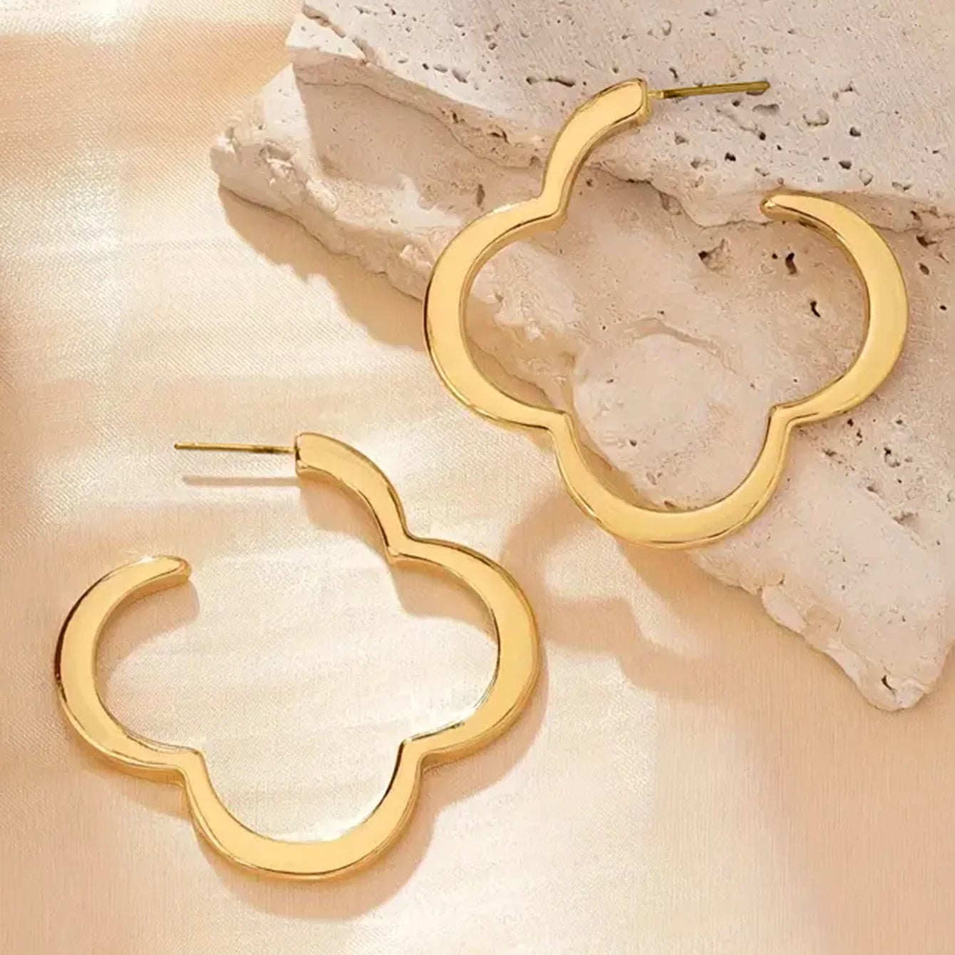 Σκουλαρίκια Κρίκοι Τετράφυλλο Τριφύλλι