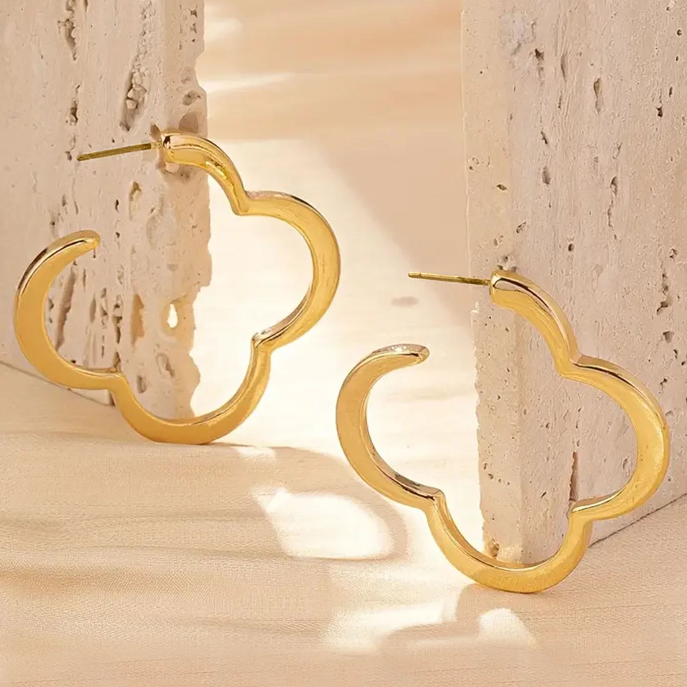 Σκουλαρίκια Κρίκοι Τετράφυλλο Τριφύλλι