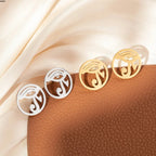 Σκουλαρίκια Αίγυπτος Μάτι Ουτζάτ χρυσό ασήμι