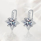 Σκουλαρίκια Αγκαλιά Αστραπιαίων Αστεριών Moissanite Loriele 