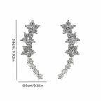 Boucles d'oreilles florales intemporelles