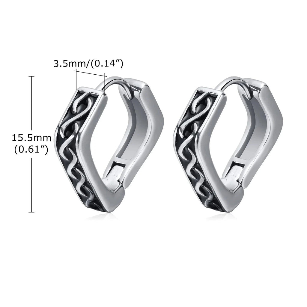Γεωμετρικά Σκουλαρίκια Βίκινγκ για Άντρες3