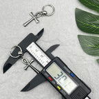 Σκουλαρίκια Κρεμαστά Σταυρός Άνκ 