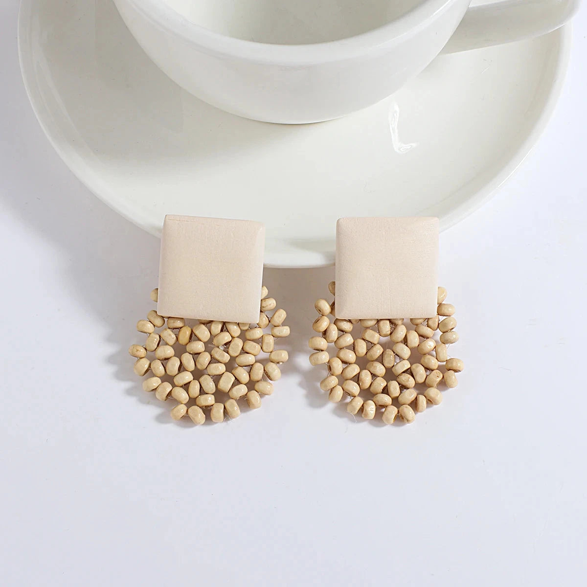 Κρεμαστά Σκουλαρίκια Μποέμ Στυλ Φυσικό Εφέ 