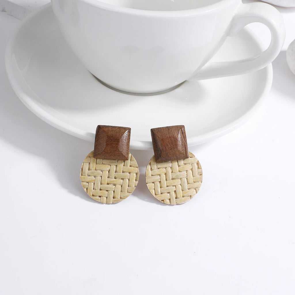 Κρεμαστά Σκουλαρίκια Μποέμ Στυλ Φυσικό Εφέ 