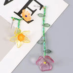 Κρεμαστά Σκουλαρίκια με Σχέδιο Λουλούδι Boho Στυλ