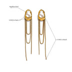 Σκουλαρίκια Κρεμαστά Σταγόνα Νερού για Γυναίκες