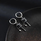 Κρεμαστά Σκουλαρίκια Τροχός Προσευχής Βουδιστικός