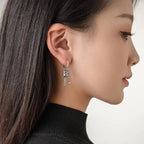 Κρεμαστά Σκουλαρίκια Τροχός Προσευχής Βουδιστικός