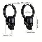 Κρεμαστά Σκουλαρίκια Κρανίο για Άντρες