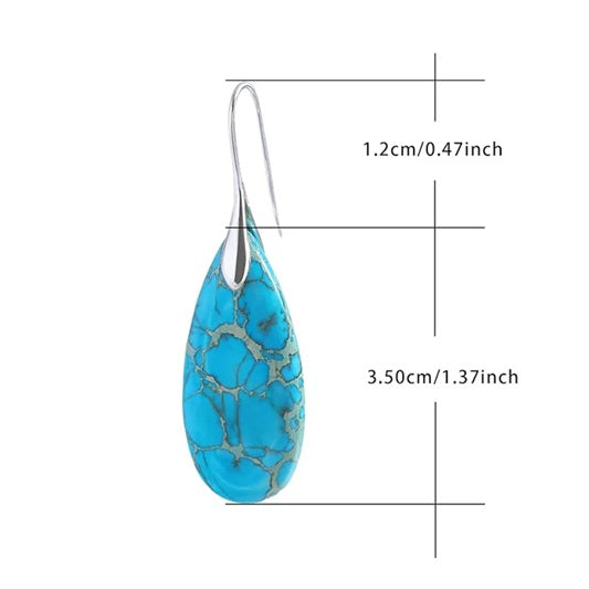 Σκουλαρίκια με Φυσική Πέτρα 