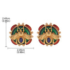 Στρογγυλά σκουλαρίκια μέλισσα