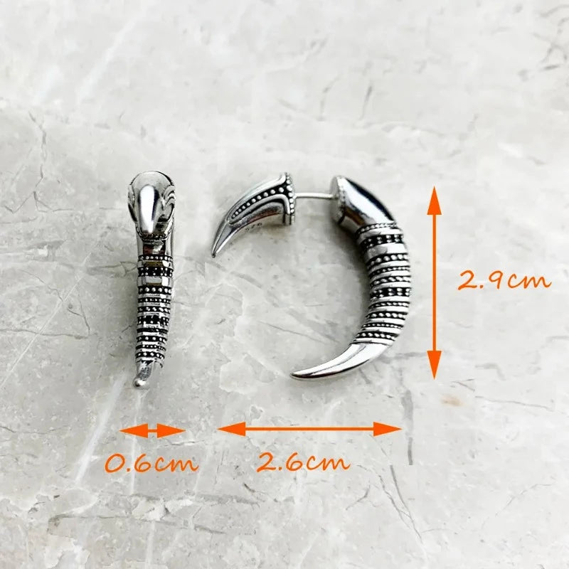 Σκουλαρίκια Ασημένια Νύχια - Exception® 