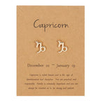 Σκουλαρίκια Ζώδιο 12 Αστερισμοί Αιγόκερως