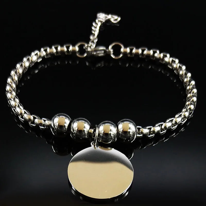 Βραχιόλι Ατσάλινο Πεντάλφα Μαγεία Γούρι Wiccan