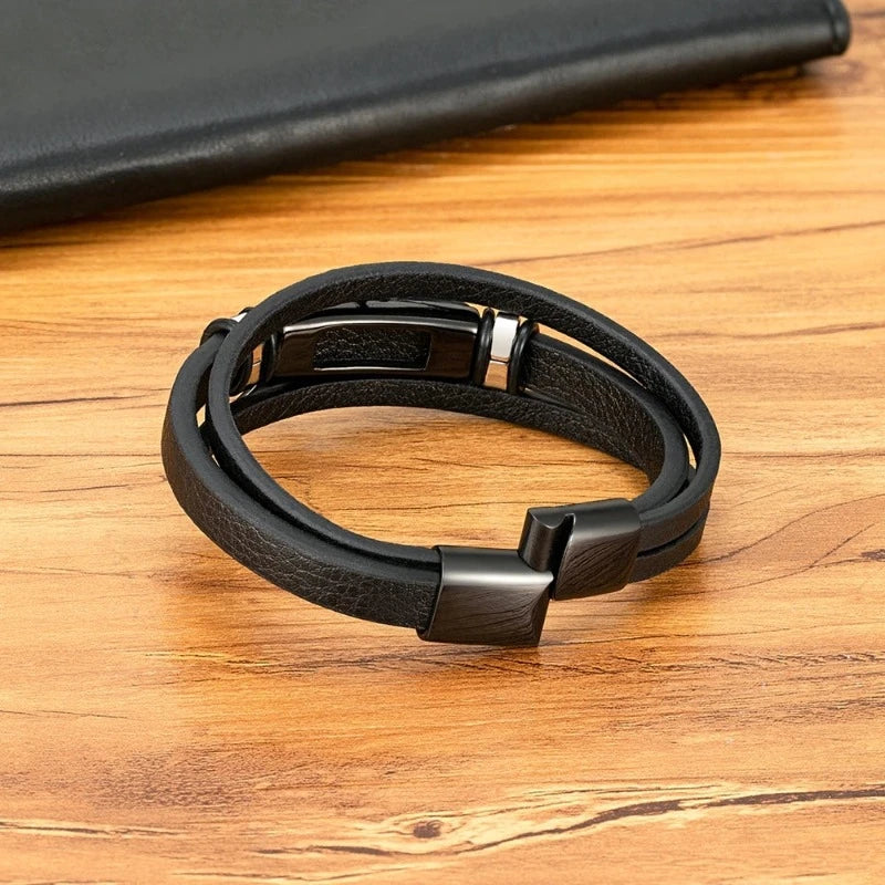 Βραχιόλι Αετός από Δέρμα για Άντρες