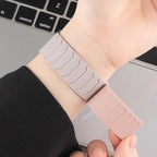 Μαγνητικό βραχιόλι για ρολόι Fitbit Versa 3, Versa 4, Sense 1 και Sense 2 ροζ