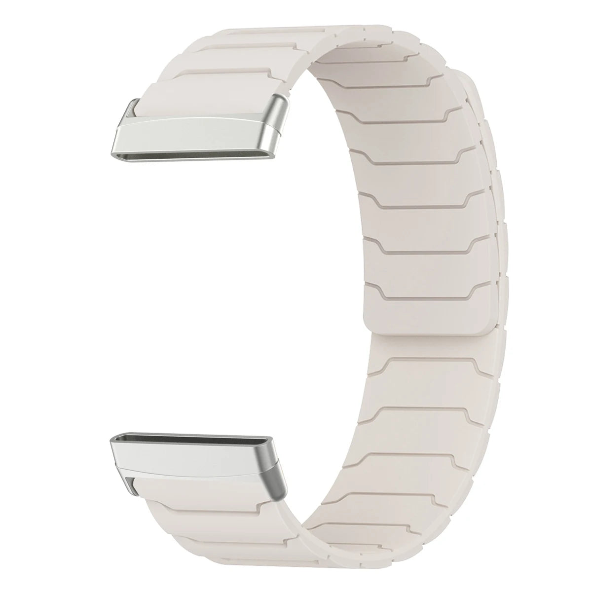Μαγνητικό βραχιόλι για ρολόι Fitbit Versa 3, Versa 4, Sense 1 και Sense 2 λευκό
