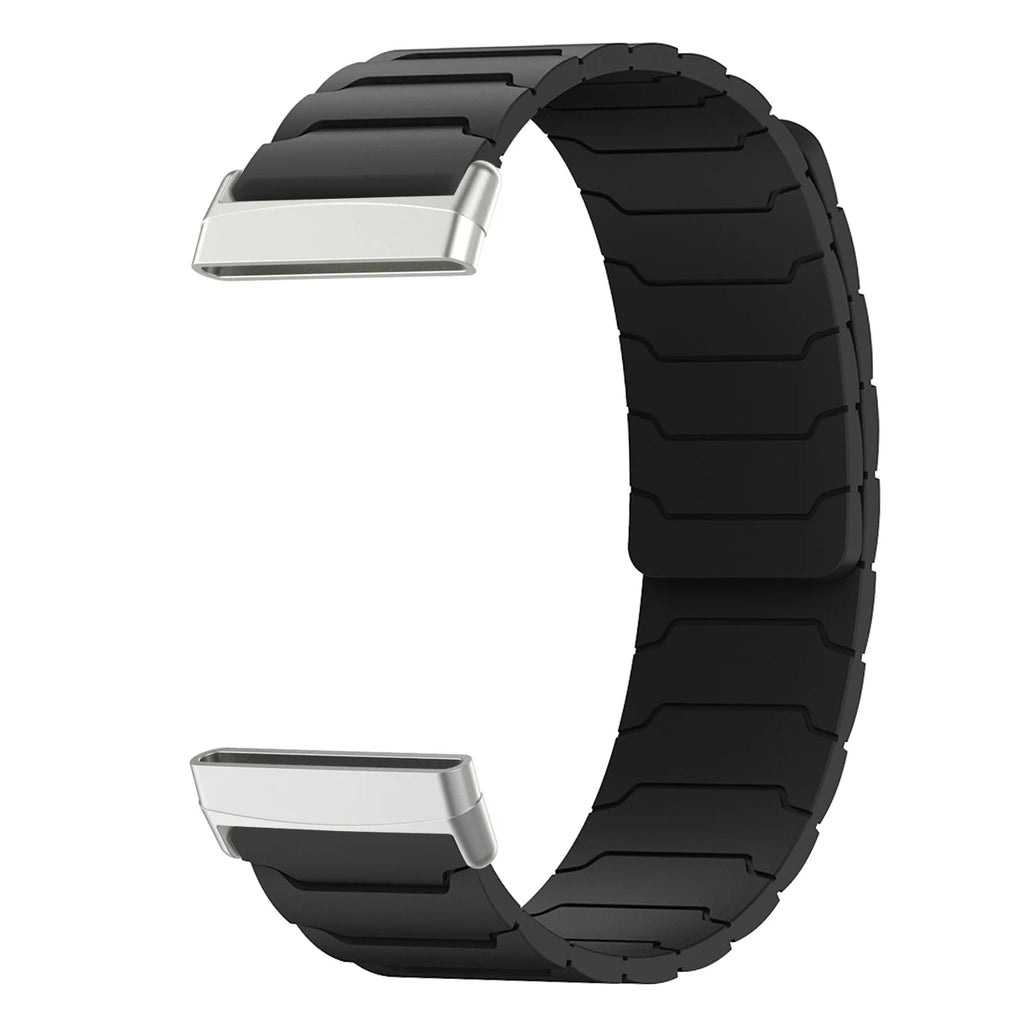 Μαγνητικό βραχιόλι για ρολόι Fitbit Versa 3, Versa 4, Sense 1 και Sense 2 μαύρο