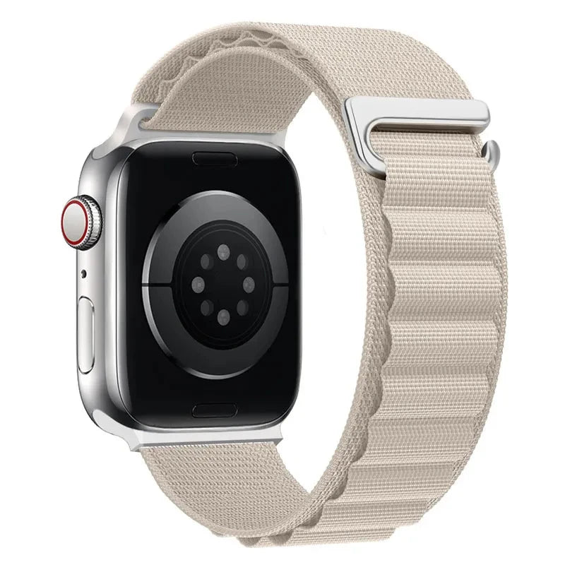 Λουράκι Apple Watch με αθλητική αγκράφα μπεζ