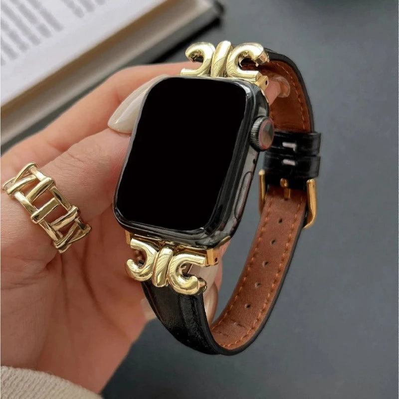 Βραχιόλι Apple Watch από δέρμα για γυναίκες