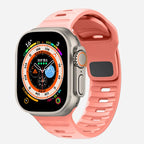 Βραχιόλι Apple Watch από χειρουργικό σιλικόνη ροζ