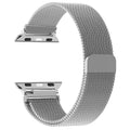 Μαγνητικό βραχιόλι Apple Watch από ασημί ατσάλι