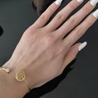 Βραχιόλι Δέντρο της Ζωής Χρυσό - Ασήμι - Χαλκός 