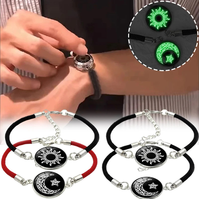 Βραχιόλι με Ημισέληνο και Φωτεινό Ήλιο