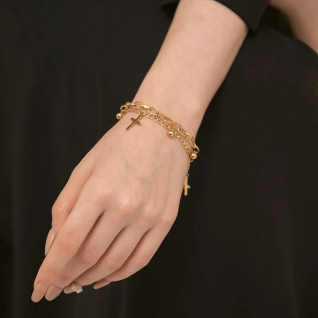 Βραχιόλι με Χριστιανικό Σταυρό