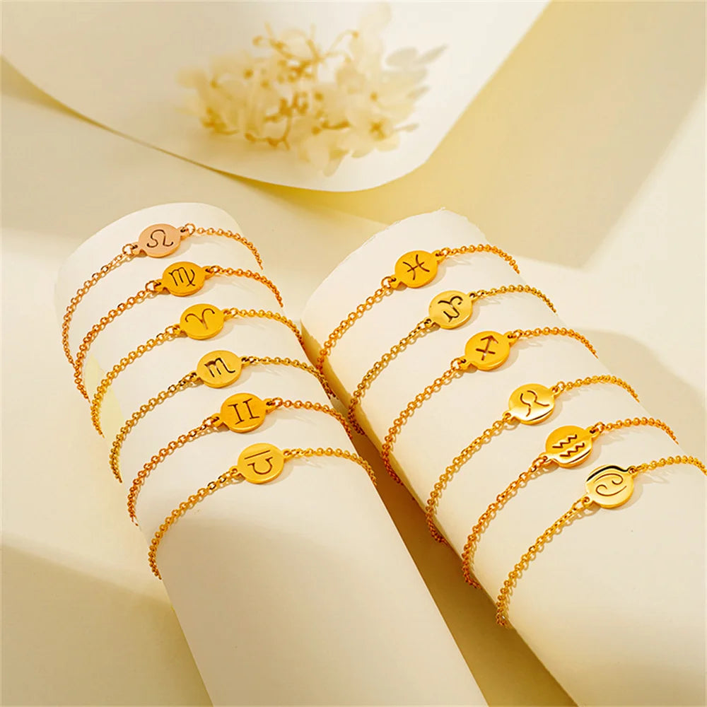 Βραχιόλι με μενταγιόν του ζωδιακού σημείου της αστρολογίας