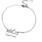 Βραχιόλι με μενταγιόν βουνό για γυναίκες